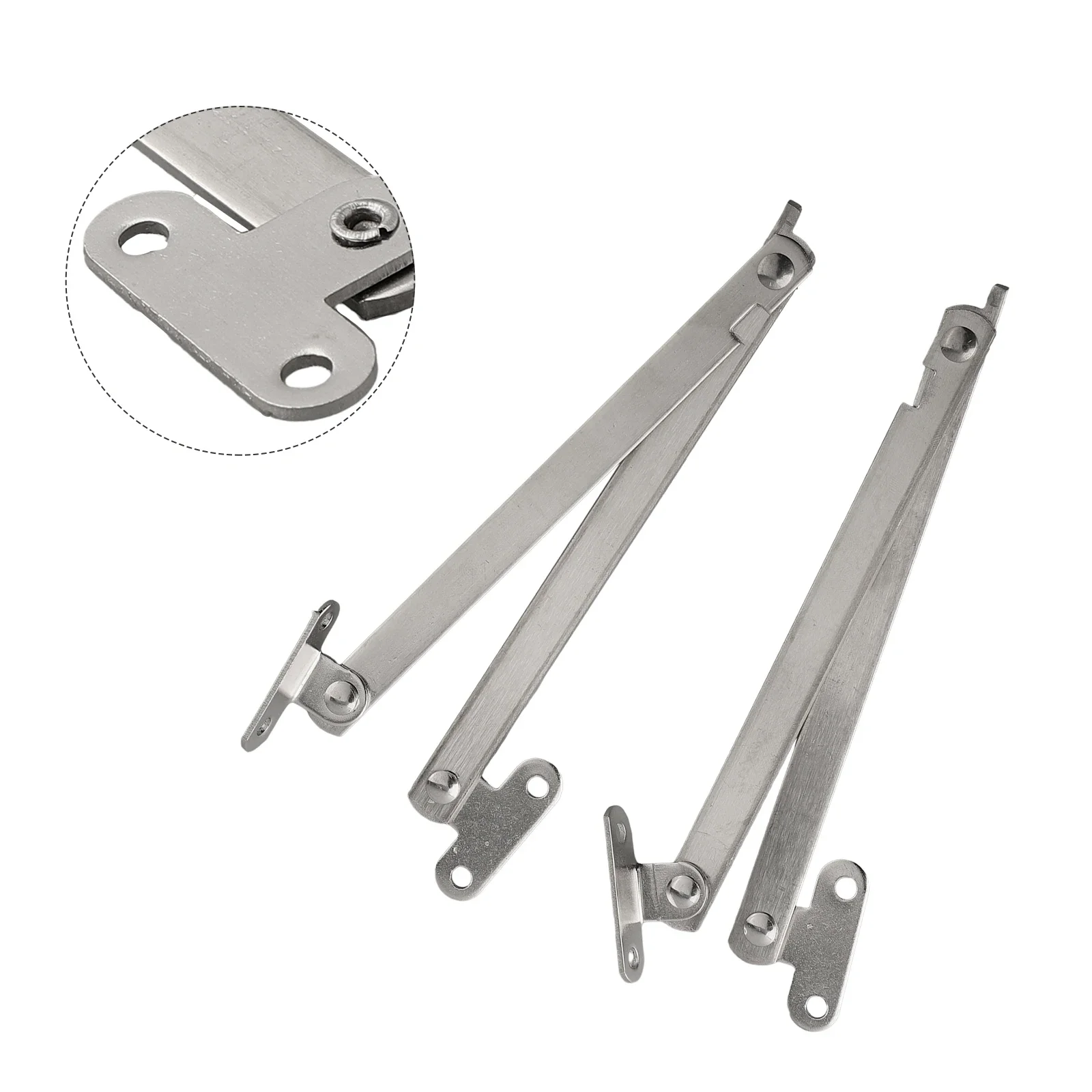 Stays Hinge 2pcs Hinges Folding Support Lid Support Hinge Folding For Furniture Cabinet 180 Degree Lid Support