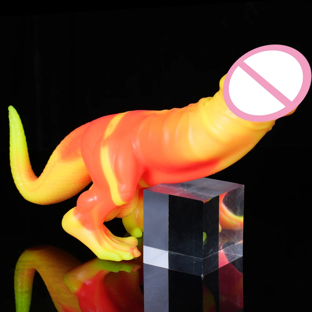 Dinosaur Dildos Orgasm G-Spot Massage Masturbation Anal Plugs Adult Play Game Sex Toys Realistic Monster Dragon Dildos Sexy Toys