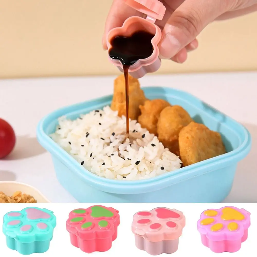 

Cartoon Cat Paw Sauce Bottle Mini Sauce Box Tomato Sauce Honey Salad Sauce Container