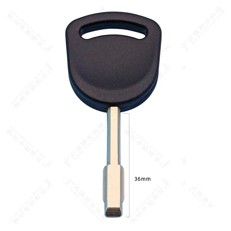 Sub key For Ford Supervan Copper Embryo Rubber Handle Key Blade without label or chip Slot