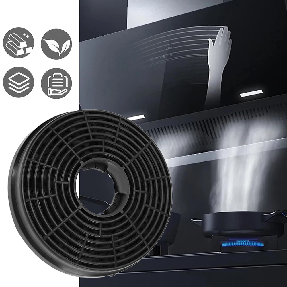 

2pcs For Range Hood Activated Carbon Filter Kitchen Range Hood Accessories Range Hood Activated Carbon Filter 105x20MM