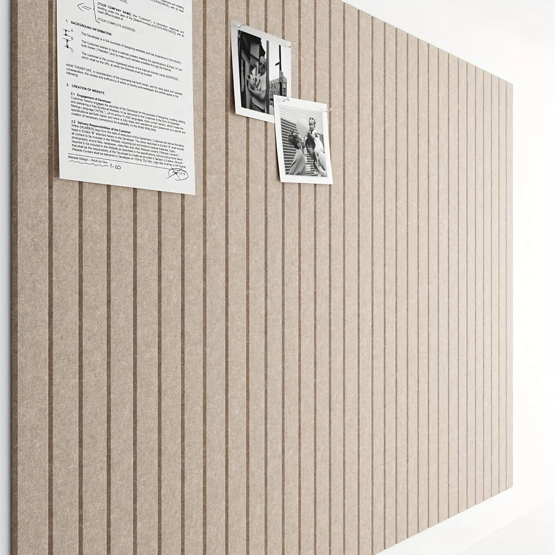 12PCS DIY Large Black Soundproof Wall Decorative Panels Felt Cork Pin Note Bulletin Boards Tiles Photo Sound Proof Noise Absorption Insulation Corcho Pared Acoustic Wall Panels for Inner Wall Home Ceiling Living Room Office Decor - view 2