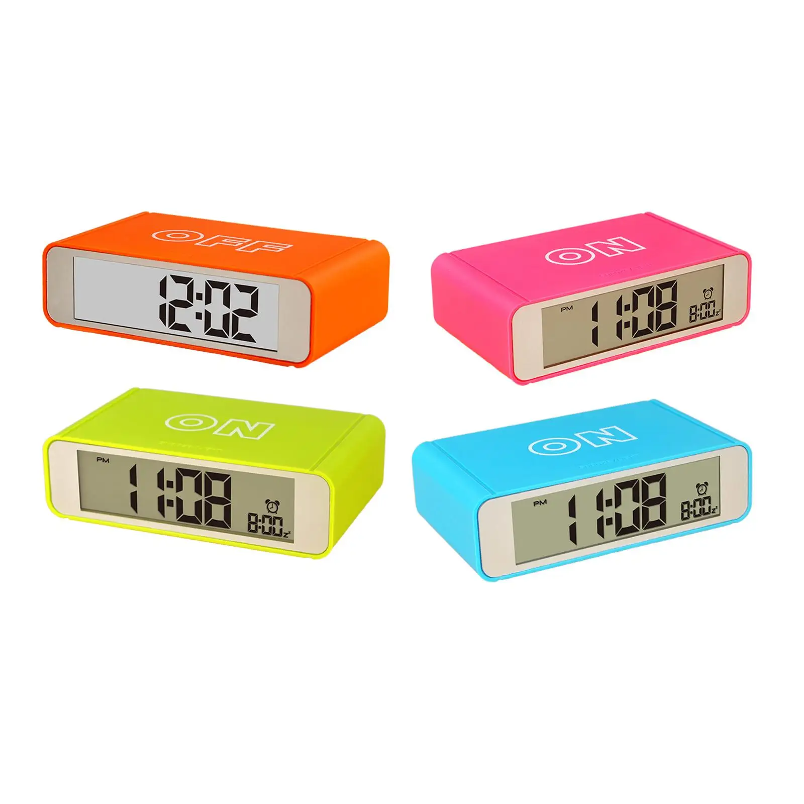 Digital Alarm Clock Reversible on Off Alarm Clock for Workshop Children Room