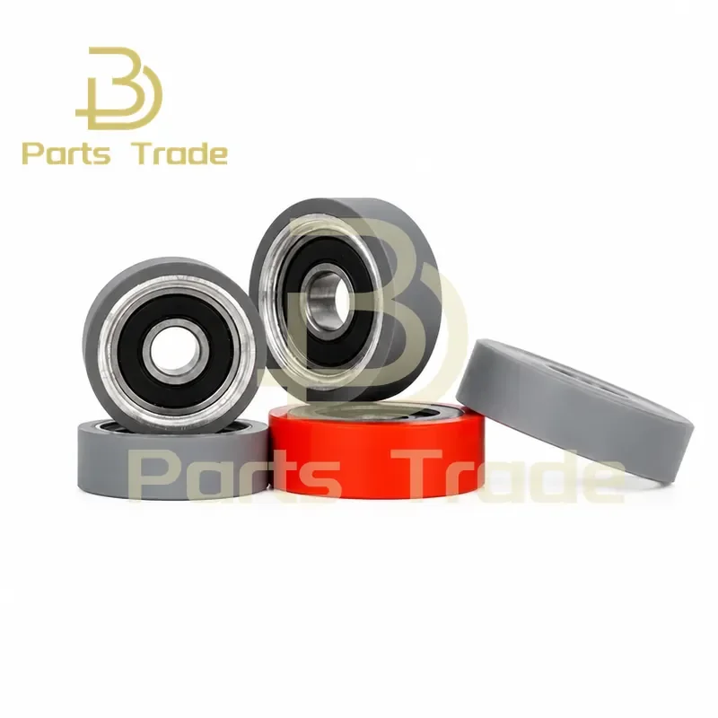 2Pcs Durable Snipping Roller Rubber Copying Wheel for Homag Biesse Nanxing KDT Edge Banding Machine