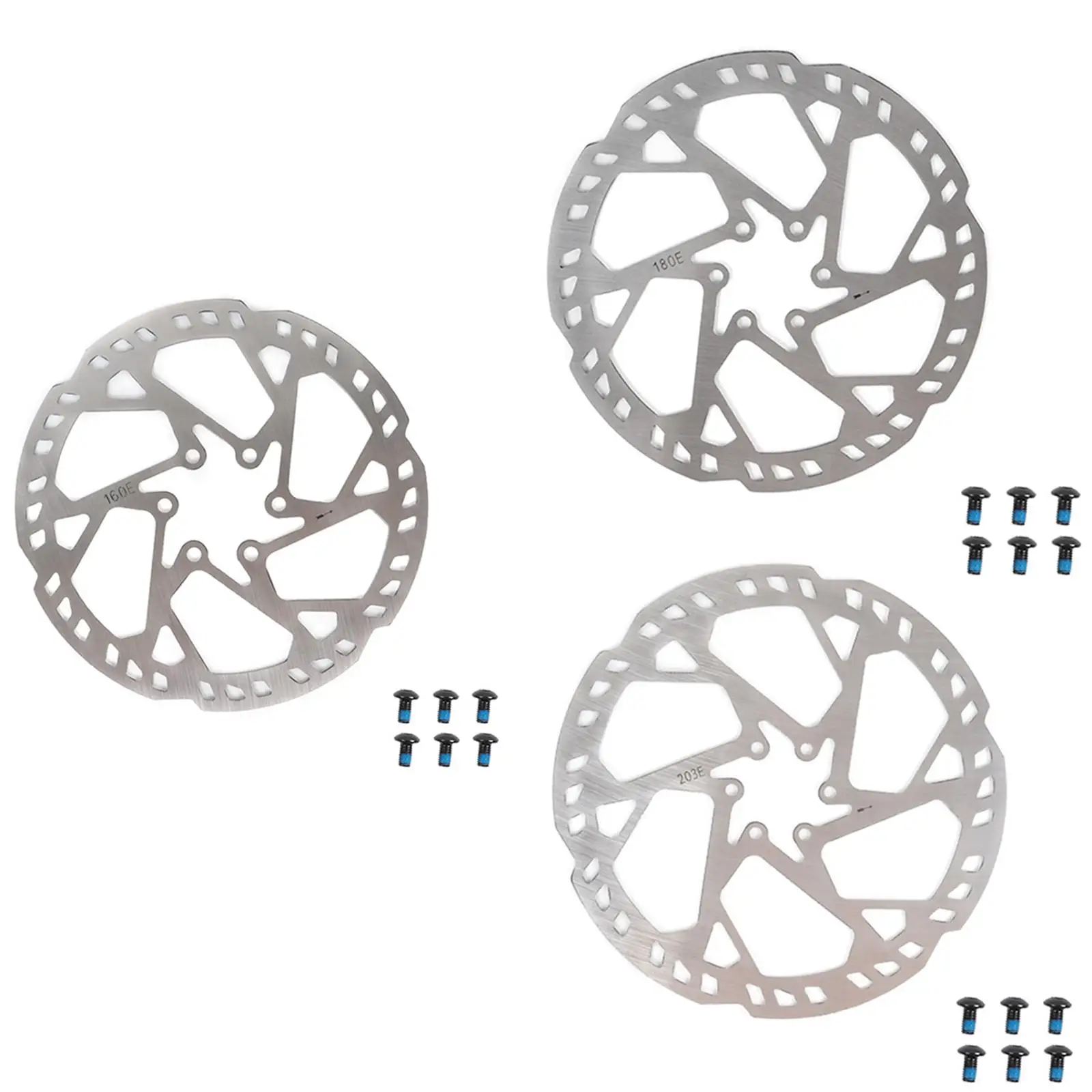 Brake Disc Brake Rotor 203/180/160mm Multi-scenario Stable Parts Braking System Pad for Domestic Scooter Repair