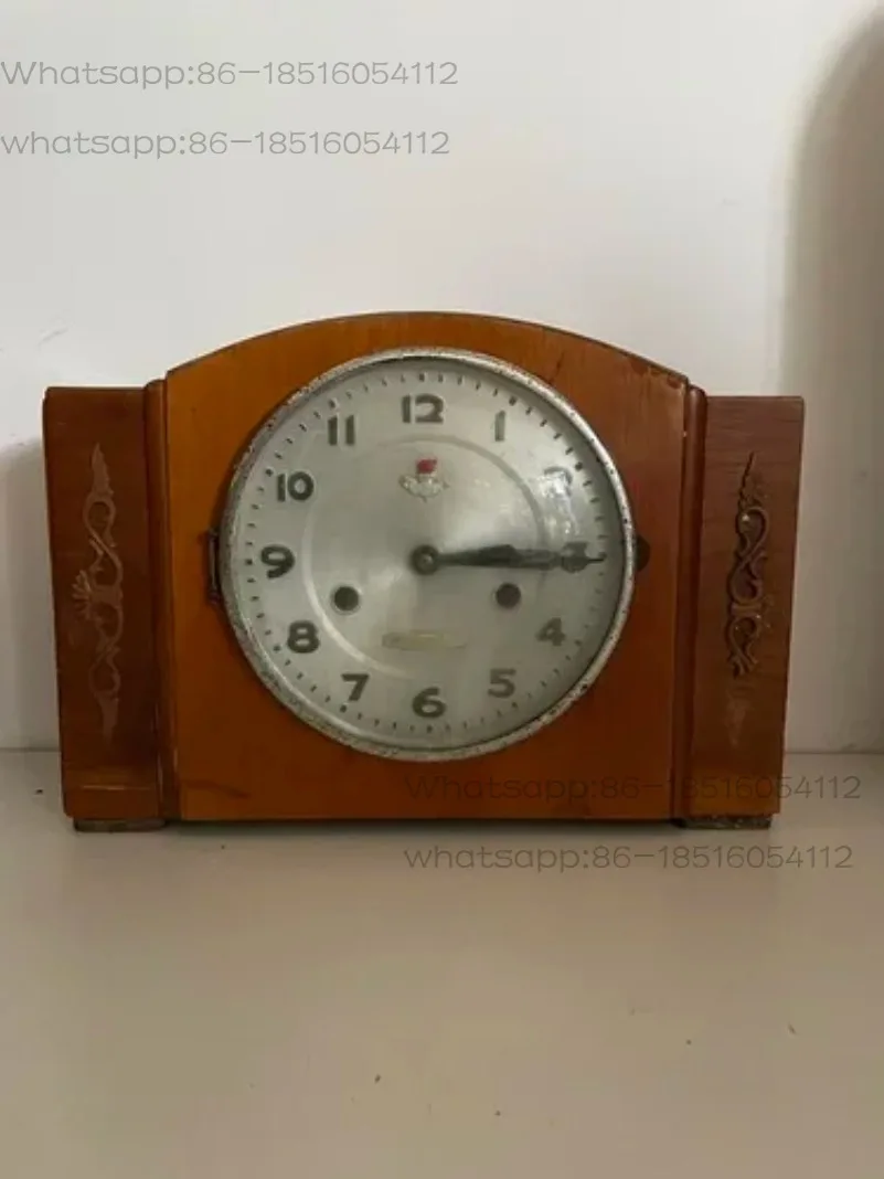 

Ностальгические настенные часы со старыми предметами, старомодные механические часы, украшение, часы с заводом, винтажный орнамент