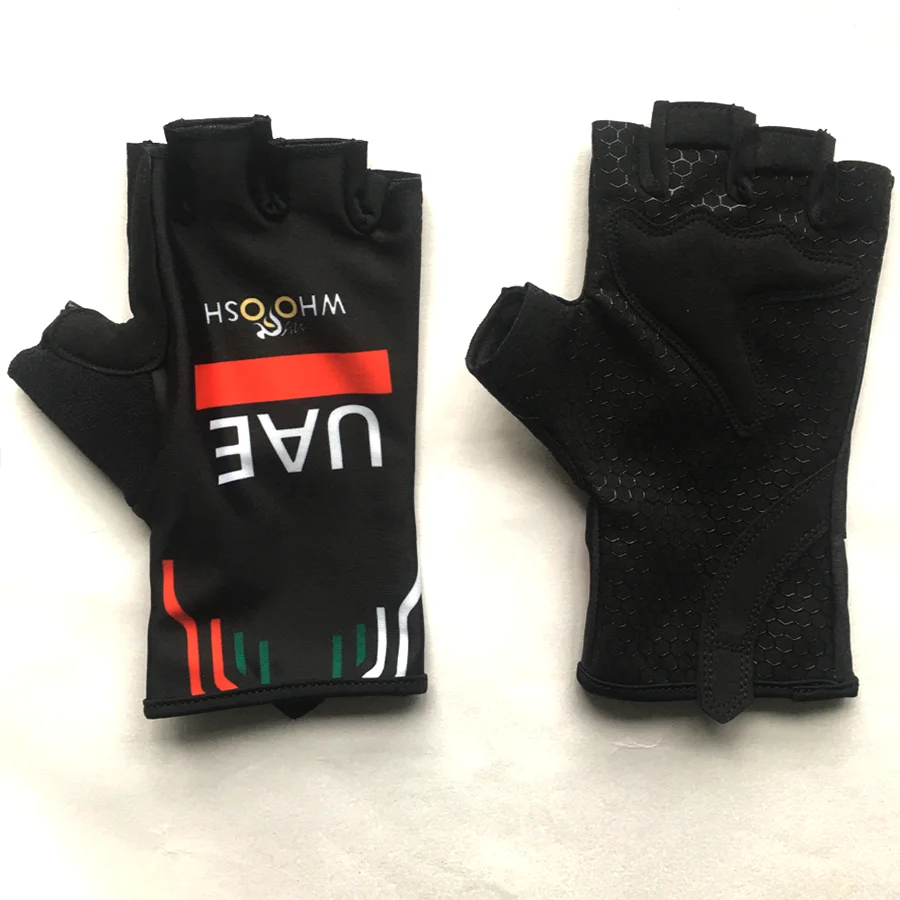 2025 UAE Sports Cycling Gloves Half Finger Men Women Road Bike Gloves Running Fitness Gym Riding Bicycle Gloves