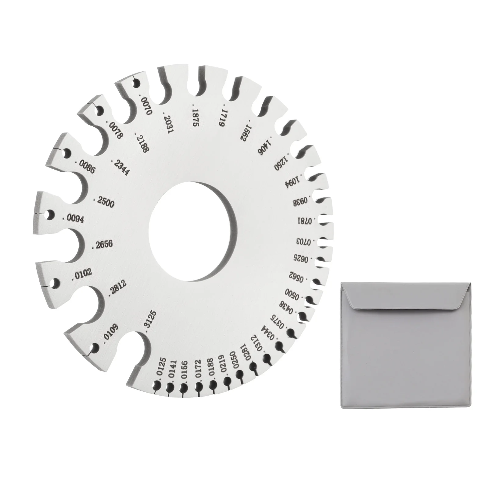 Stainless Steel Dual Sided Improved Wire Gauge Measuring Tools for Cable Diameter/Metal Sheet 0-36 Range Precision Diameter Tool
