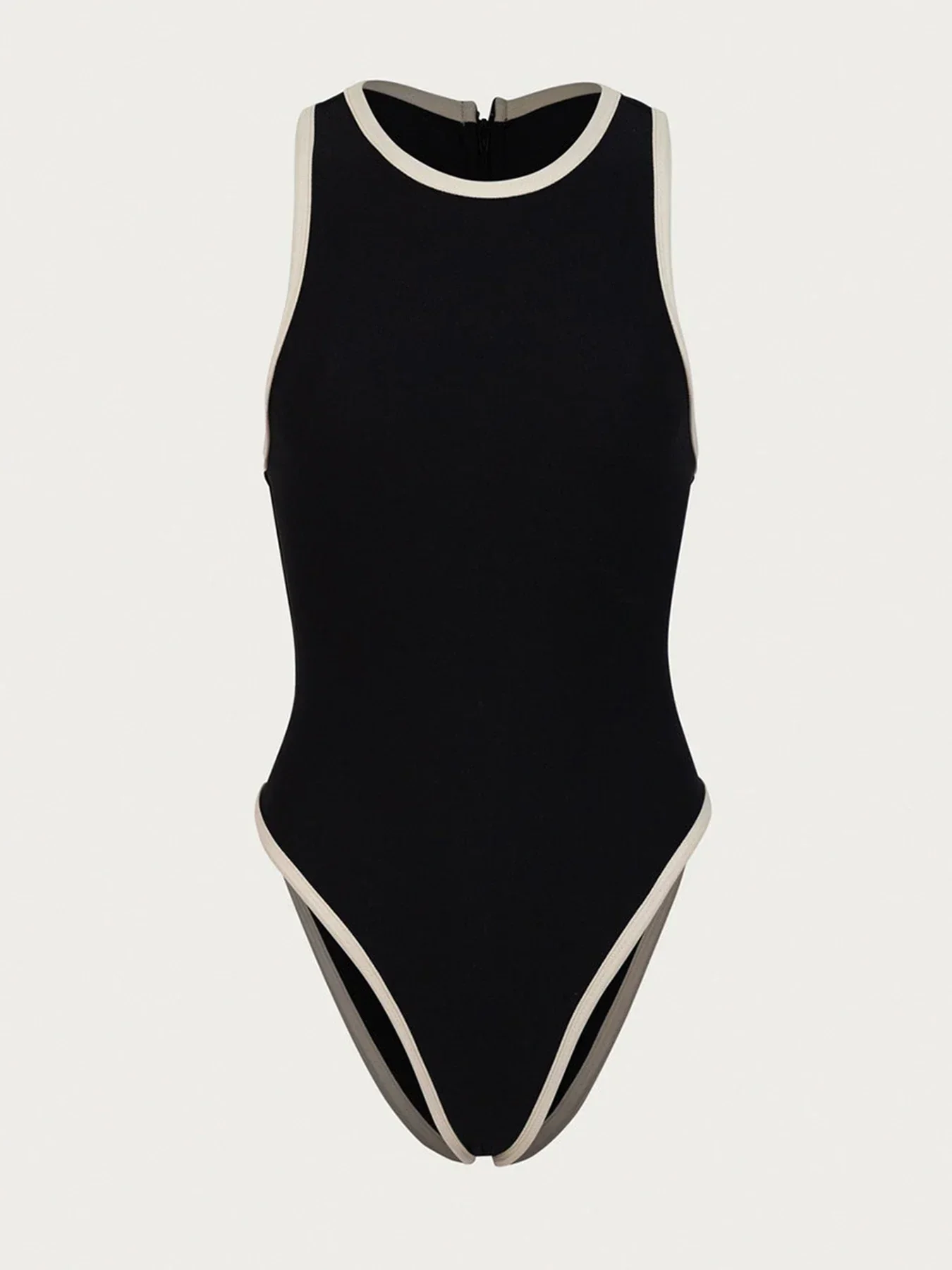 2025 nuevo traje de baño de una pieza de cuello alto para mujer, traje de baño con cremallera, traje de baño femenino, trajes de baño, ropa de playa de verano, traje de baño