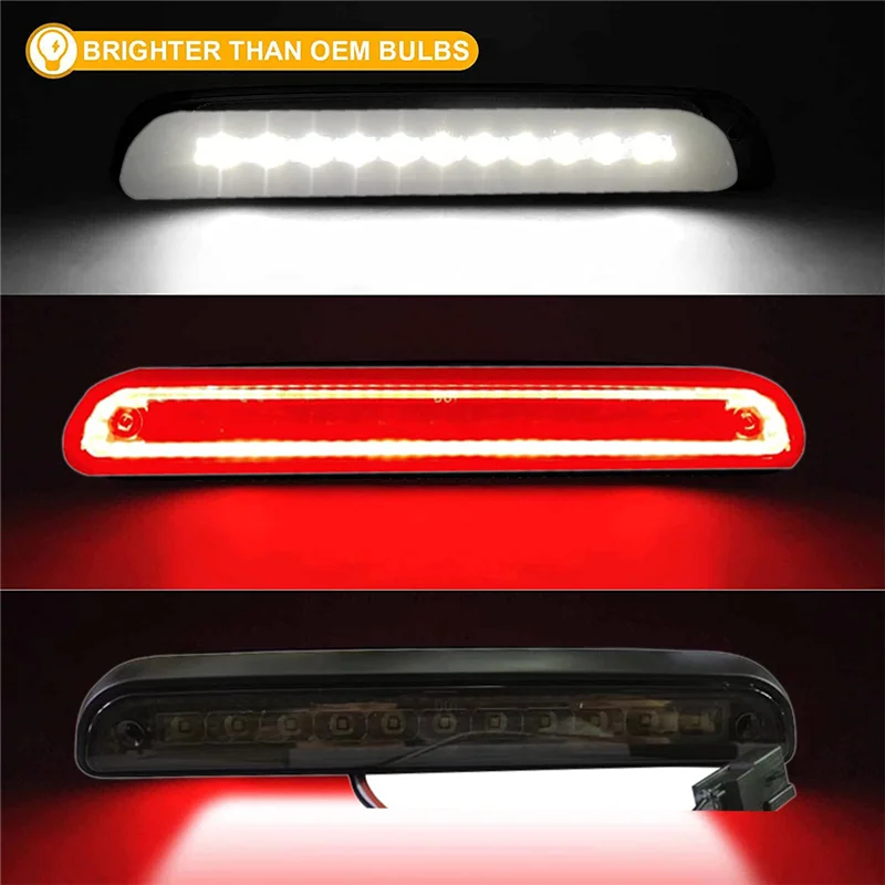 LED Third Brake Tail Light for-Ford F250 F350 F450 F550 Ford-Ranger-Mazda Ring 3RD Brake Light High Mount Stop Lamp