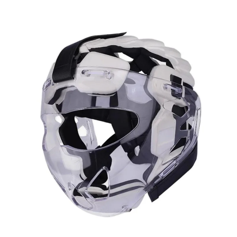 

Adult Martial Arts Head Protector Karate Boxing Taekwondo Training Face Guard Professional Competition Practical Facial Protecti