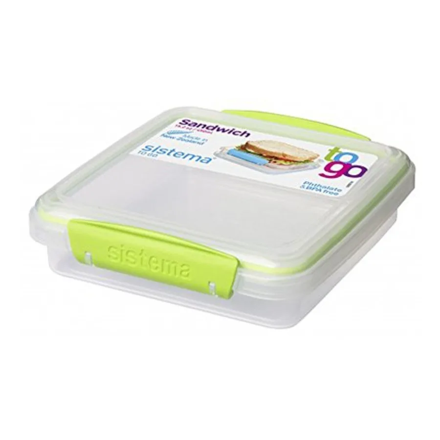 450ml Sandwich Box to Go, One Box Colors May Vary