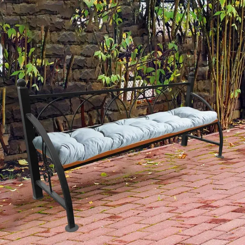 Bench Cushion Chaise Lounge Cushion Resilient Window Seat Cushion For Outside Poolside Patio Swing Garden Deck Sofa Rattan Chair