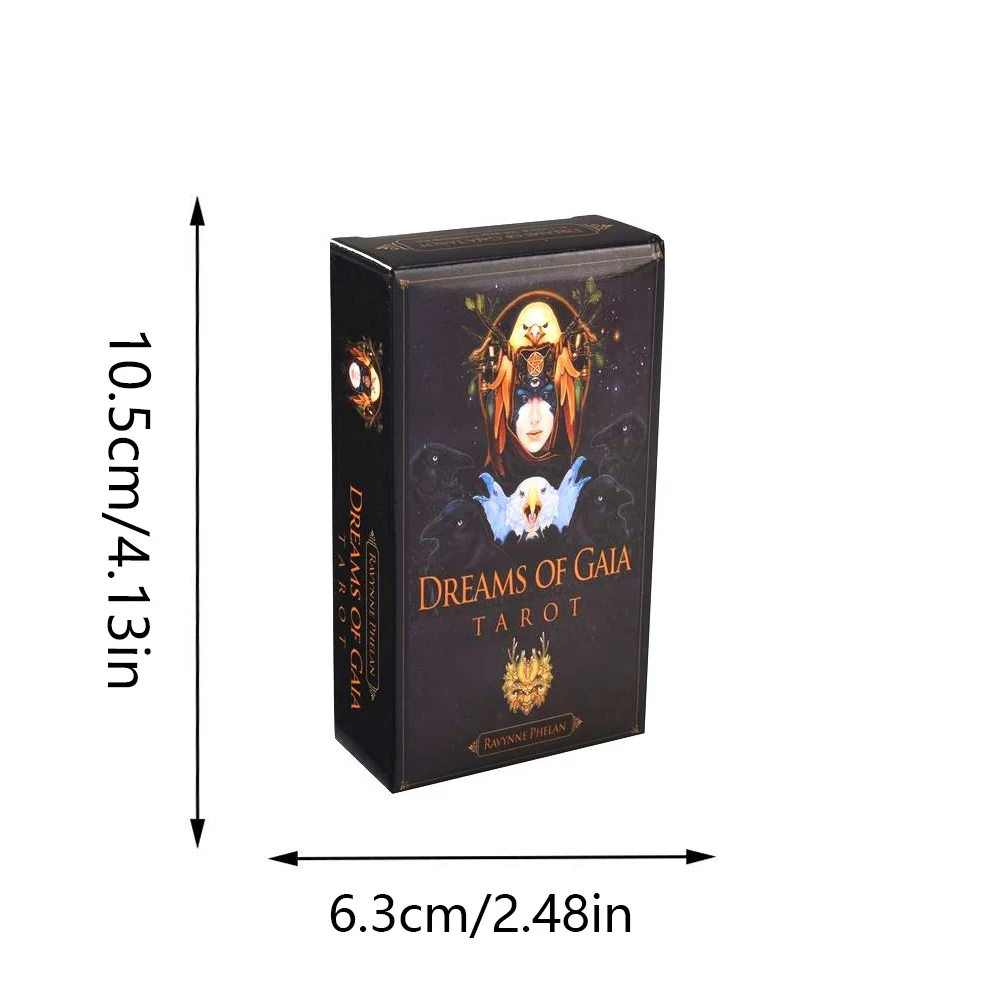 Dreams of Gaia Tarot Cards Witchcraft Supplies Board Games for Adults Art Nouveau High Quality Special Style