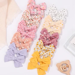 Épingles à cheveux en velours côtelé pour nouveau-né, barrettes pour nourrissons et tout-petits, nœuds College pour filles, pinces sûres, accessoires pour cheveux de bébé, 2 pièces par ensemble