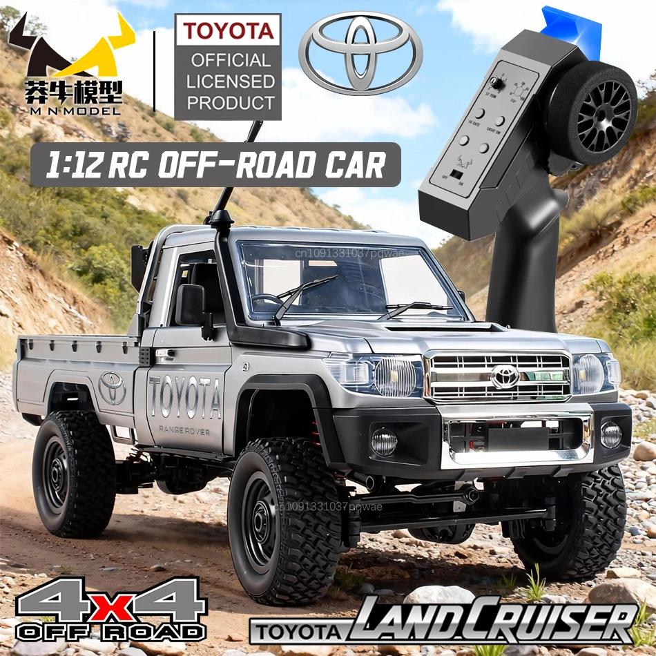 

Радиоуправляемая модель внедорожника MN MODEL 1/12 LC79, полноприводный военный грузовик с зенитной пушкой, игрушка-краулер для взрослых