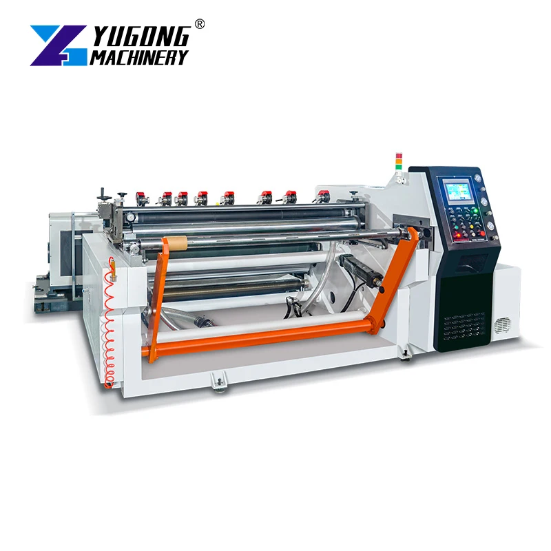 High Speed Self Adhesive Paper Labels Roll Slitting Machine Rewinder Machine With Label Slitter Rewinder Machine