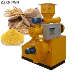 Chicken Livestock Duck Animal Feed Pellet Making Processing Machine Poultry Feed Mill Pellet Extruder Pelletizer Equipment