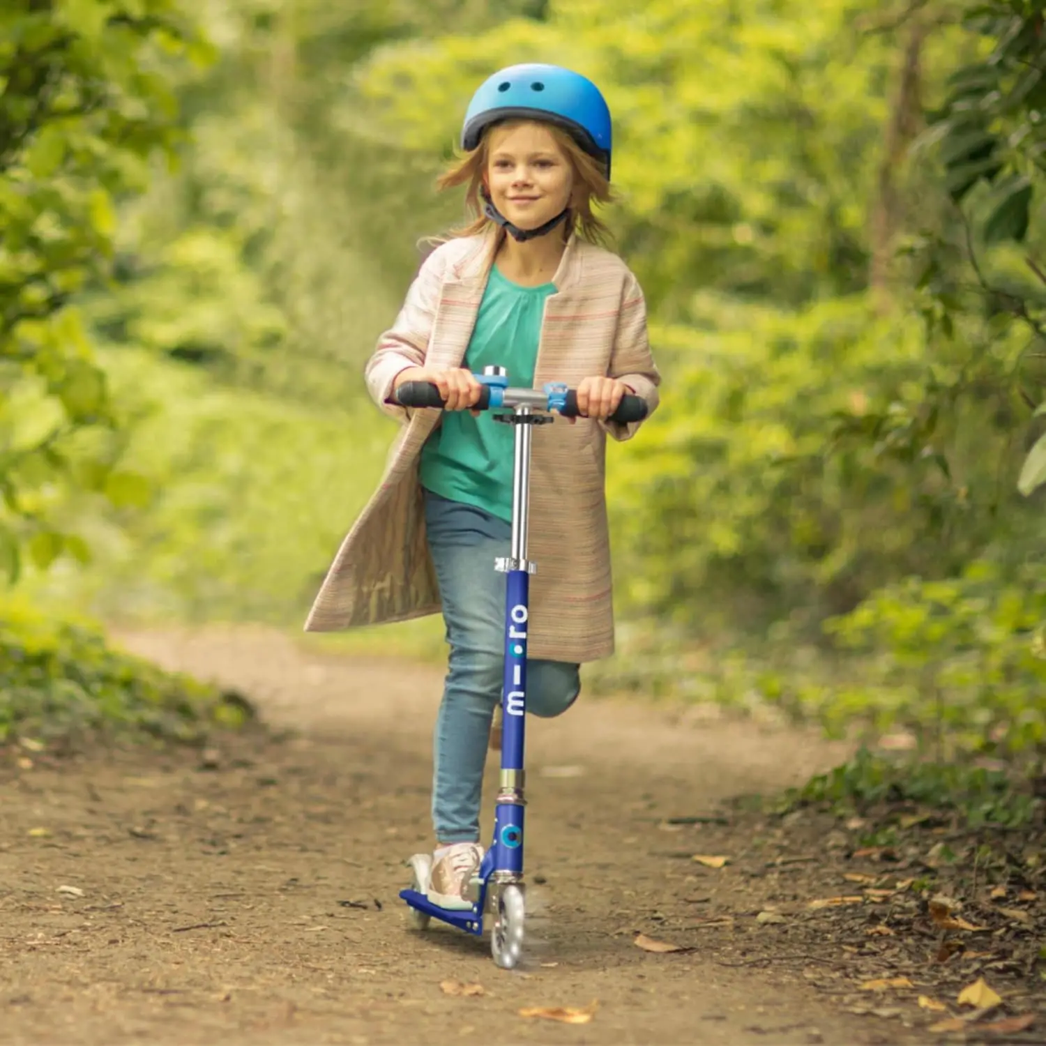 Sprite LED | 2 Wheeled  Fold-to-Carry  Lightweight Swiss-Designed Micro Scooter  Light-Up Wheels| Children