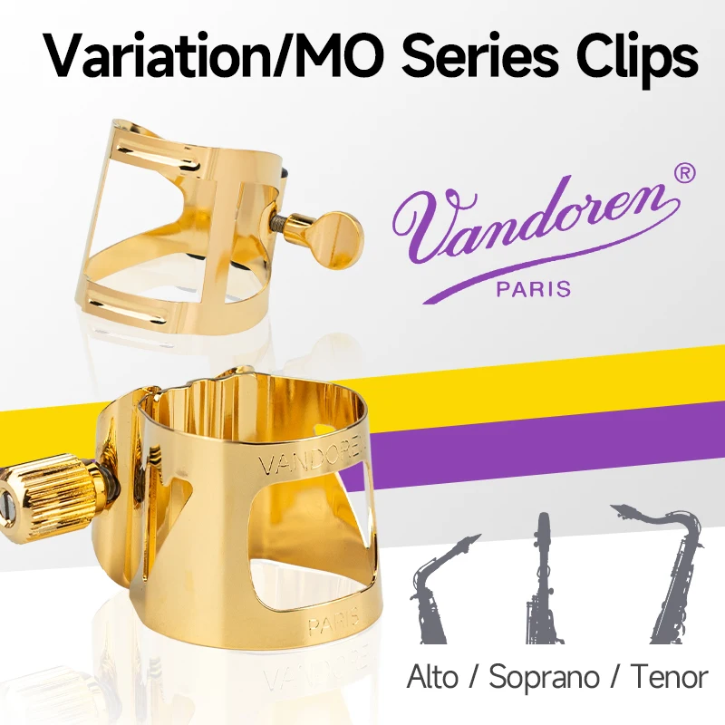 French Imported Bendable Reed for Alto Saxophone, Mo Mouthpiece Cap, Metal Clamp