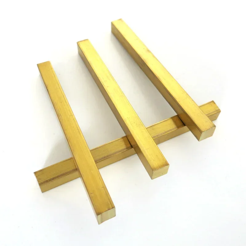 

Brass Cu Bar 8x8x100mm DIY Material for Model Part Accessories DIY Car Frame Metal Bar for Construction Connector Machine Parts