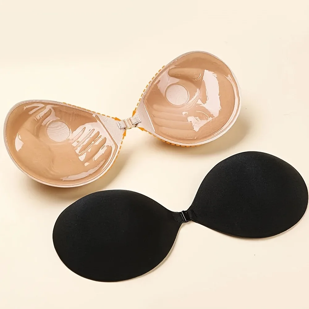 Adam's Hand palm cup invisible bra, gathering underwear, bra pads, wedding dress, invisible，﻿ Self-Adhesive Silicone Bra -