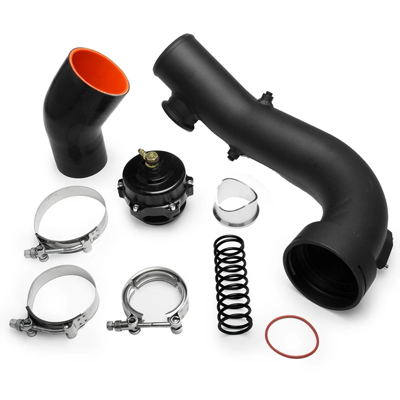 

50MM BOV Air Intake Turbo Charge Hard Pipe Kit For -BMW N54 E88 E90 E92 135I 335I