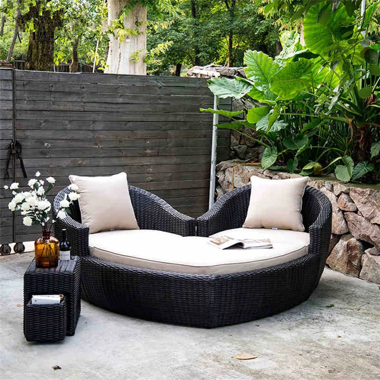 Customized outdoor leisure furniture chairs outdoor tables and chairs sofa rattan chairs dining table lovers card tables