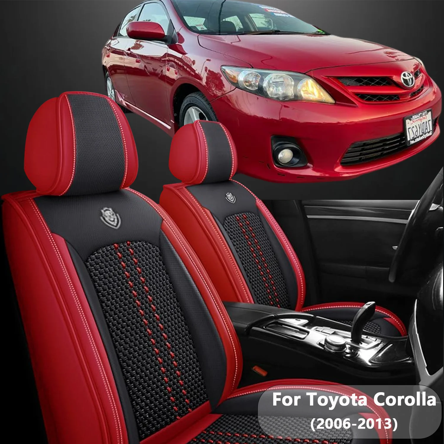 

Чехлы на автомобильные сиденья подходят для Toyota Corolla 2006-2013. Устойчивый к царапинам и износу. Дизайн полной защиты.