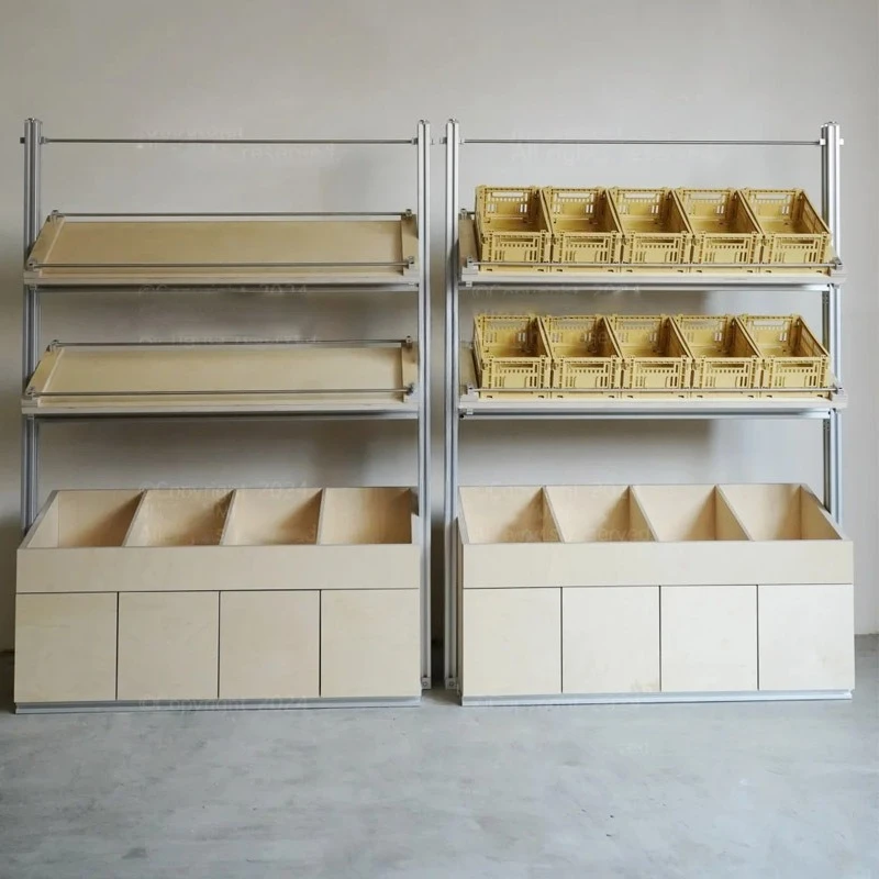 Simple three-dimensional cabinet birch hole board shelf floor-to-ceiling multi-layer display rack household