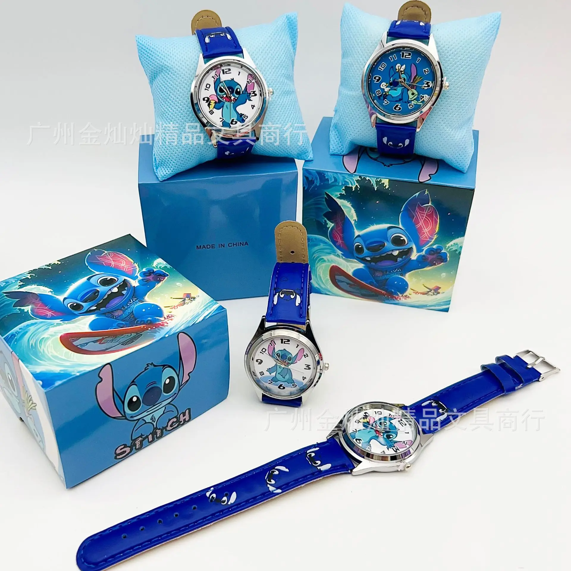 

Anme Stitch Pointer Quartz Watch Kawaii Students Stitch Box Watch Birthday Cartoon Watches Birthday Christmas Watches Gifts