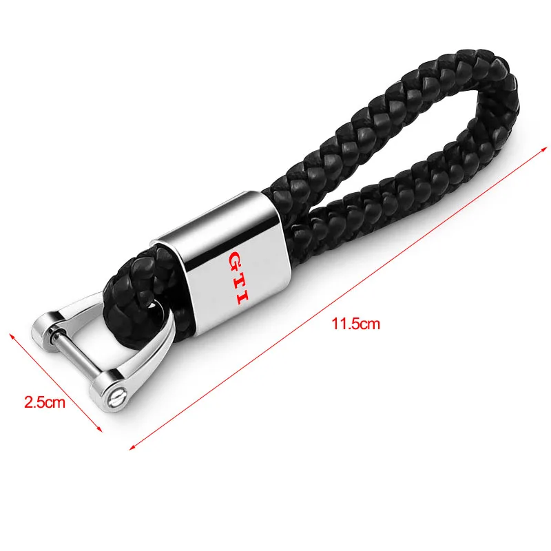 Car Key Chain Key Ring Key Lanyard Keychain Emblem Accessories For Volkswagen GTI CC Golf 4 6 7 GTI Passat B5 B6 B7 Jetta Polo