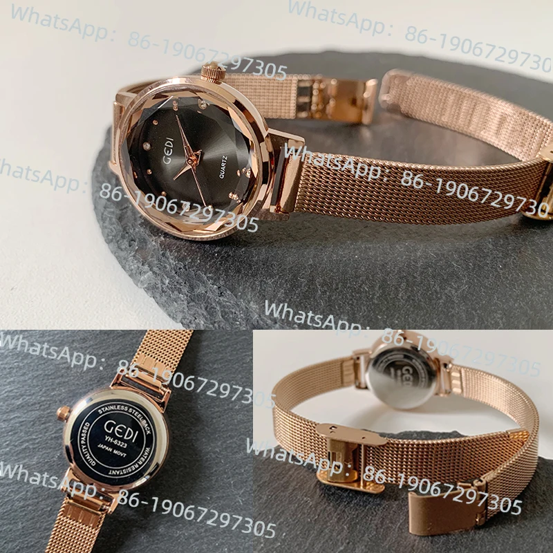 

Простой стиль Ins, маленькие женские часы в стиле ретро для девочек, студенческие часы с маленьким циферблатом