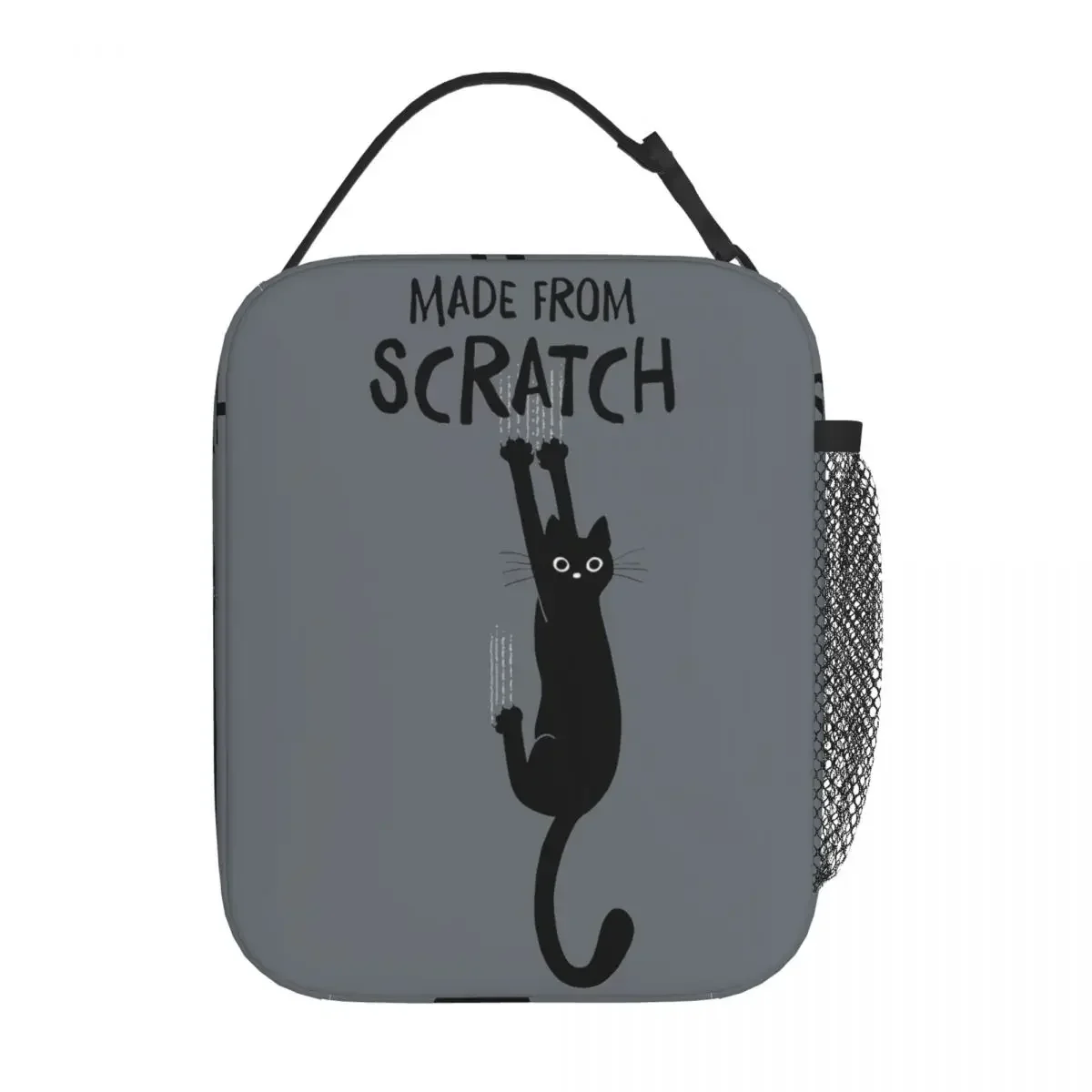 Insulated Lunch Bags Made From Scratch Funny Hanging On Merch Lunch Food Box Fashion Cooler Thermal Bento Box