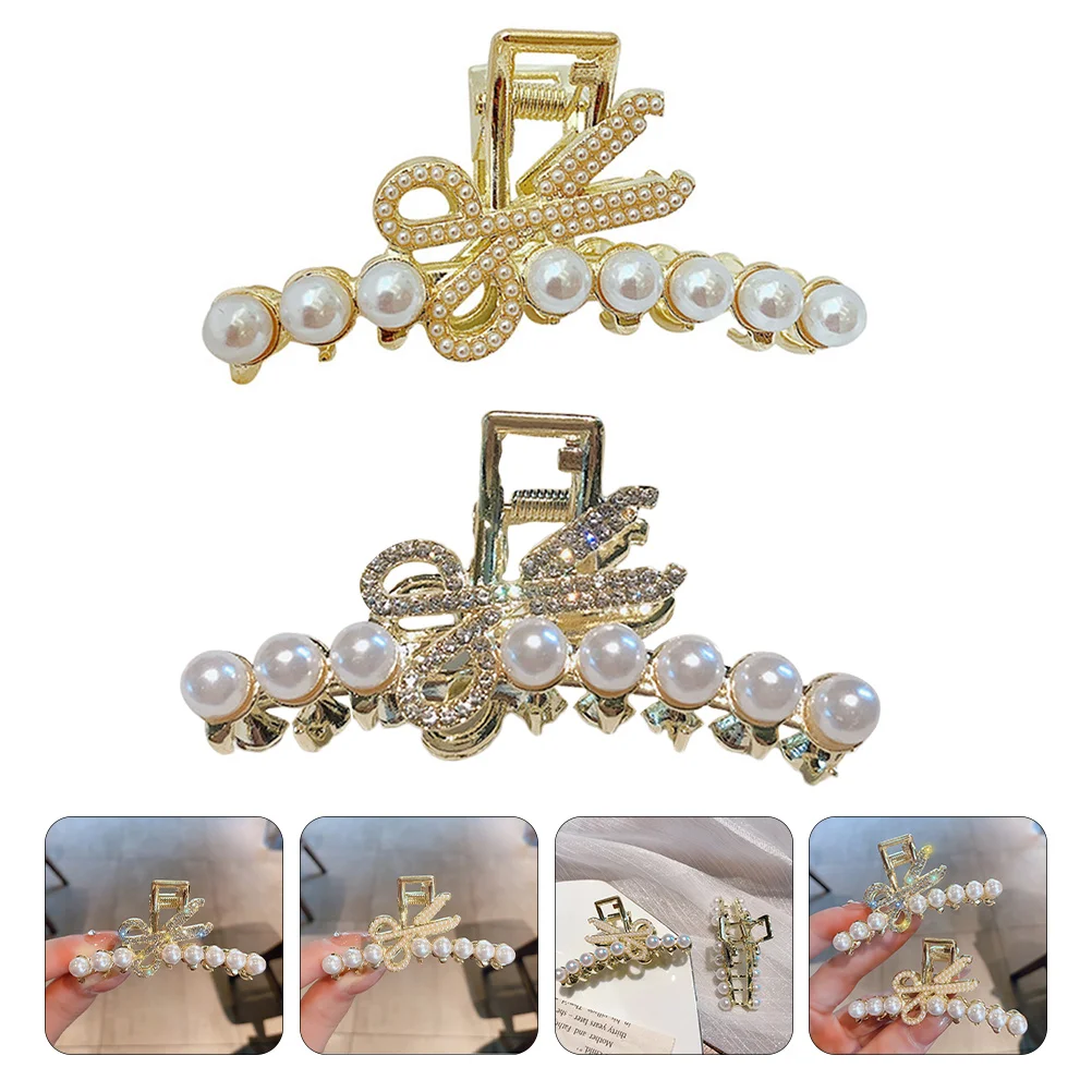 

Elegant Women Hair Claw Clip Curls Fashionable Durable Stylish Hairpin Headdress Hair Accessories Classic