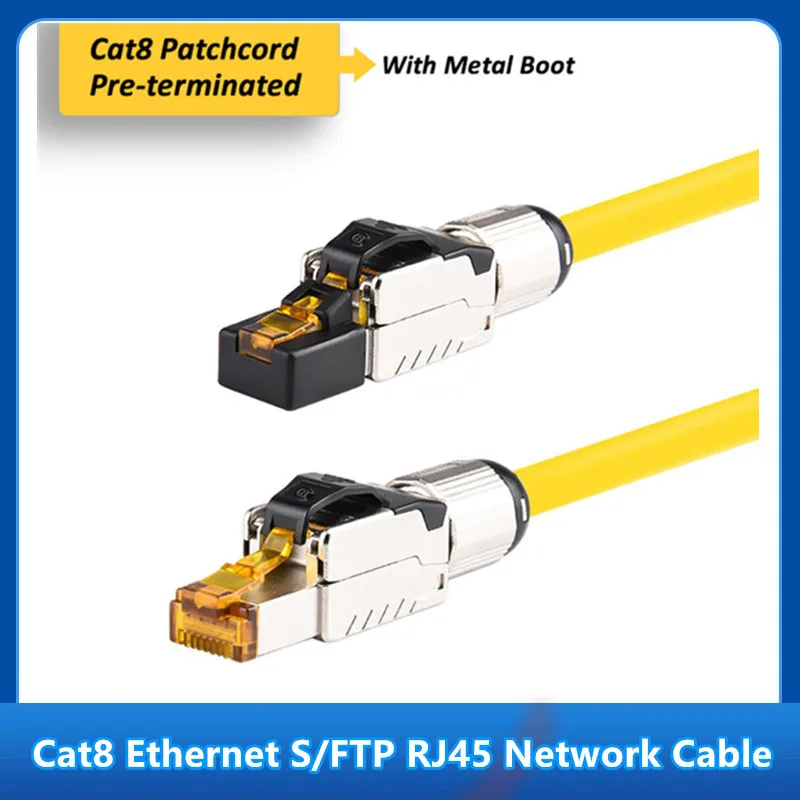 Cat8 Ethernet Cable 40Gbps S/FTP Network Lan Cord For PC Modem Laptops PS5 Router RJ45 Internet 10G Cat6A Cat7 Cat 8 Patch Cable