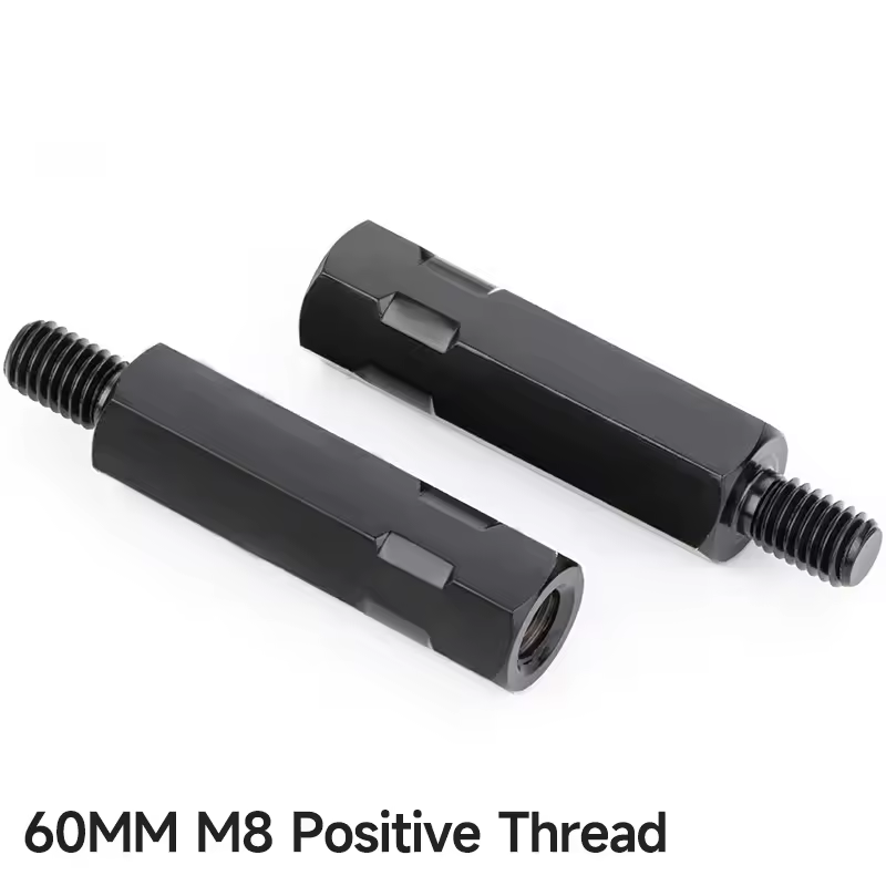 Longer Extension Black Motorcycle Rearview Mirror Adapters M8 8mm M10 10mm Anti clockwise Right Left Hand Thread Changing Screws - Image 20