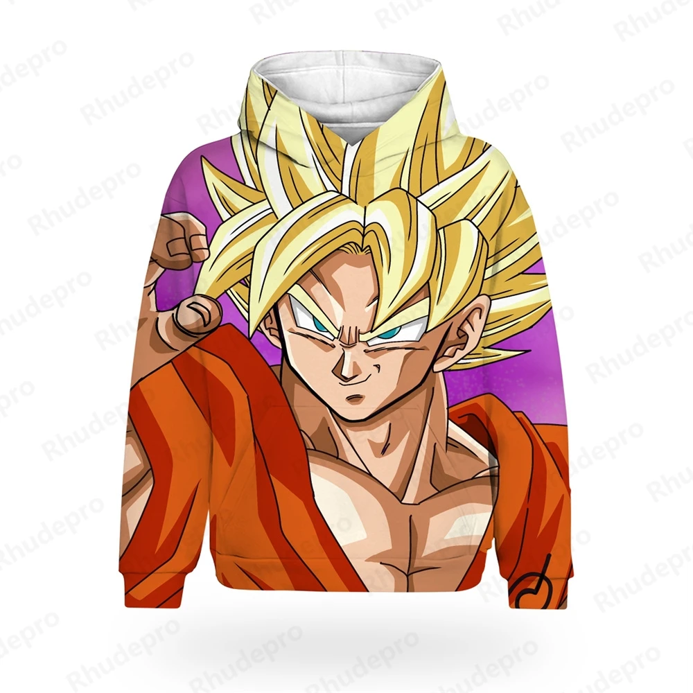 

2025 Autumn Men New Hoodies Dragon Ball Z Goku All Over Print Cosplay Children Hoodie Unisex Long Sleeve Oversized Divine Dragon