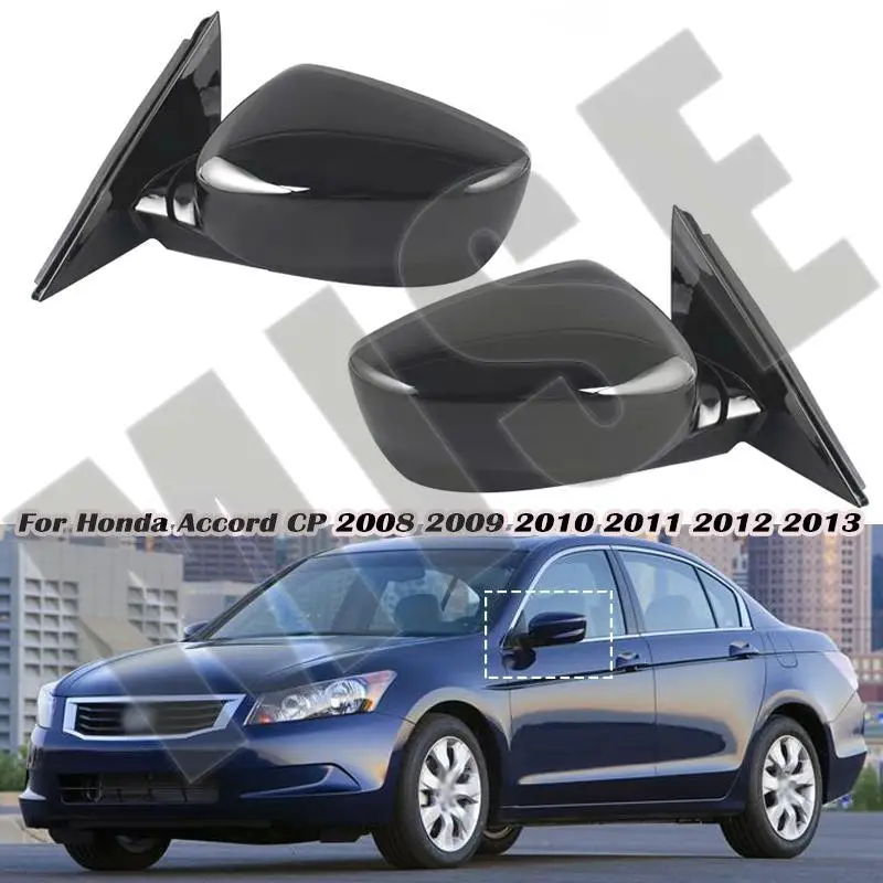 

For Honda Accord CP 2008 2009 2010-2013 Car Electric Folding Lens adjustment heating Lens Rearview Mirror Assy 5/7 Pins