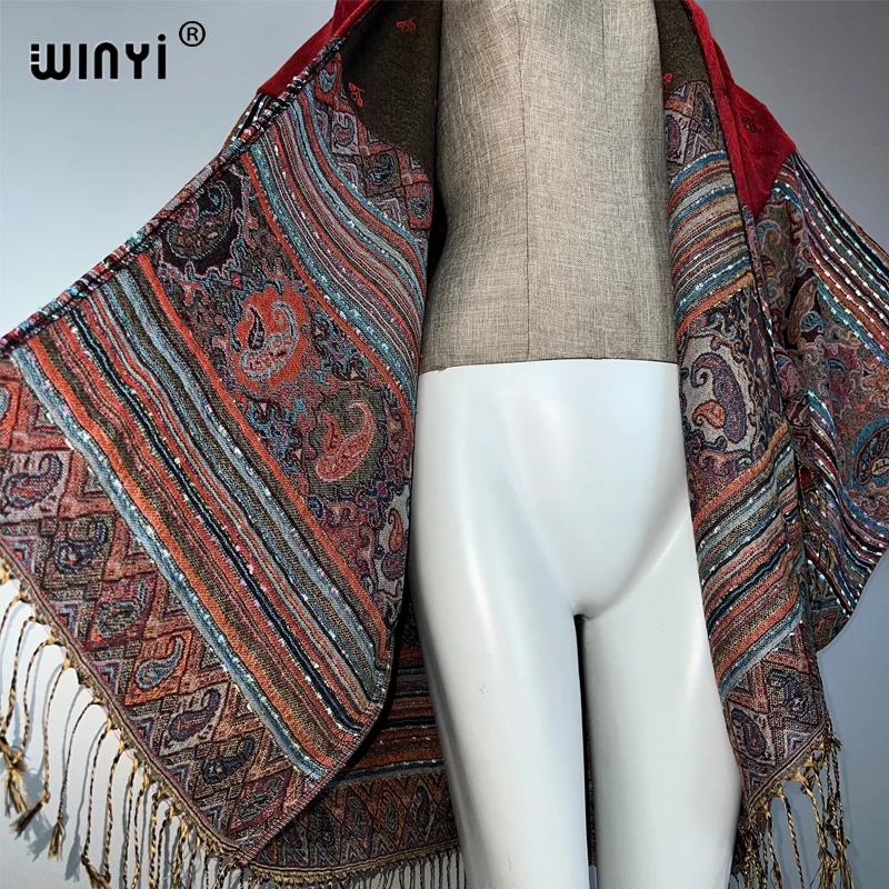 WINYI Kimono Maxi Mantel Afrik – Street Fashion Kimono Bewertung und Preis