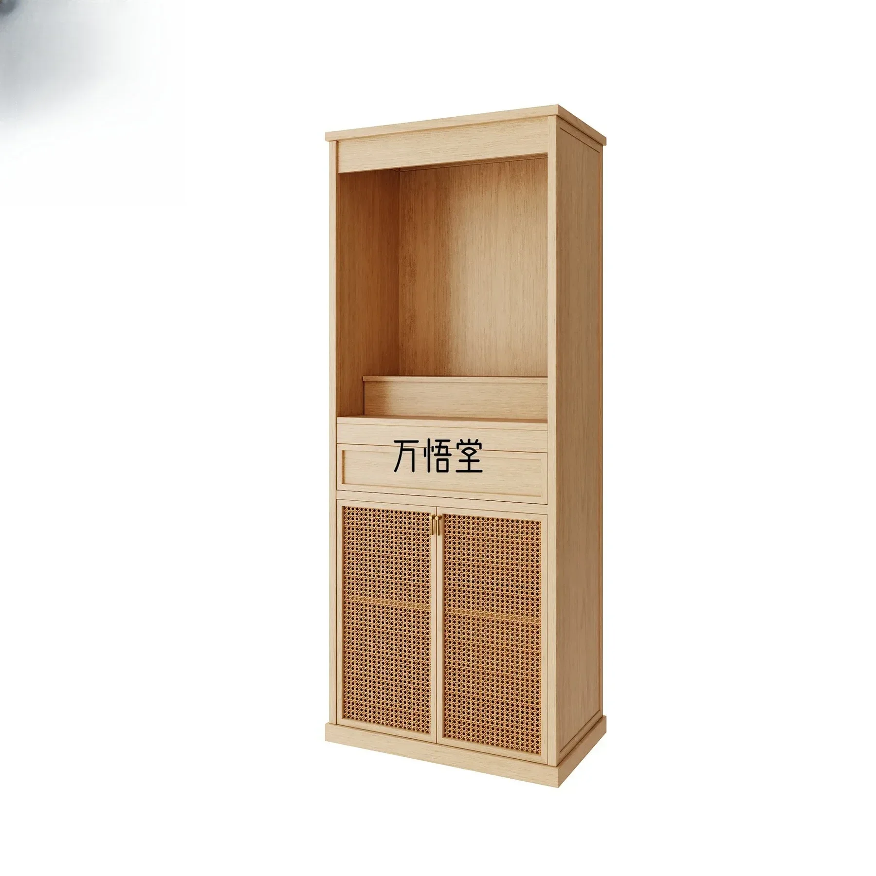 Solid Wood Niche Altar Table Cabinet Altar For Home Standing Cabinet God Of Wealth Incense TableN10