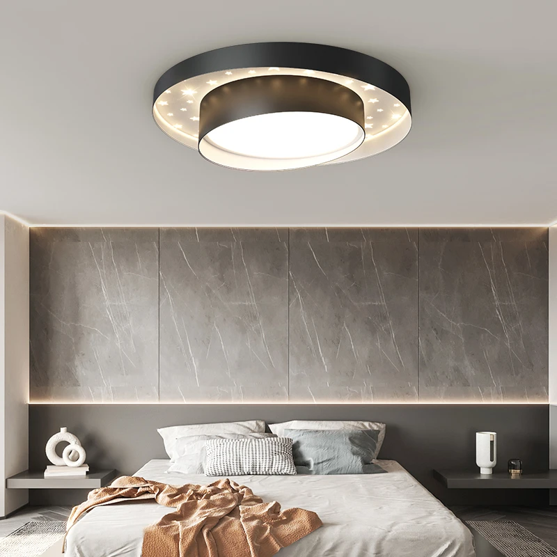 Nordic Conference Room Chandelier Led Bedroom Ceiling Lamp Home Indoor Lighting Decor Ceiling Light Modern Round Room Chandelier