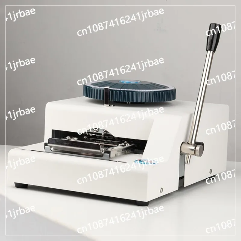 52-Word manual Stainless steel metal dog tag embossing machine Aluminum PVC embossing machine