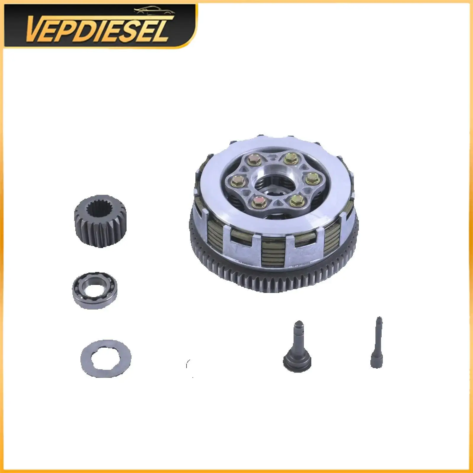 

22300-KCC-9000 Clutch Assembly for Italika 250Z 250Z Negra DM200 with 12 Spring Design