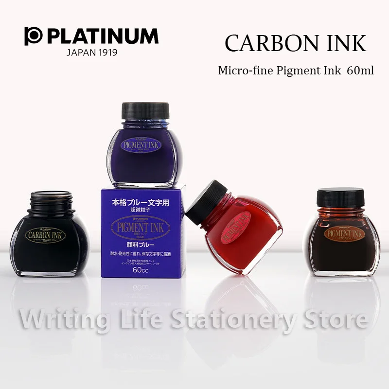 Image of Platin Wasserdichte Tinte Original 100% Ultrafeine Partikel Pigmenttinte 60ml INKC-1500