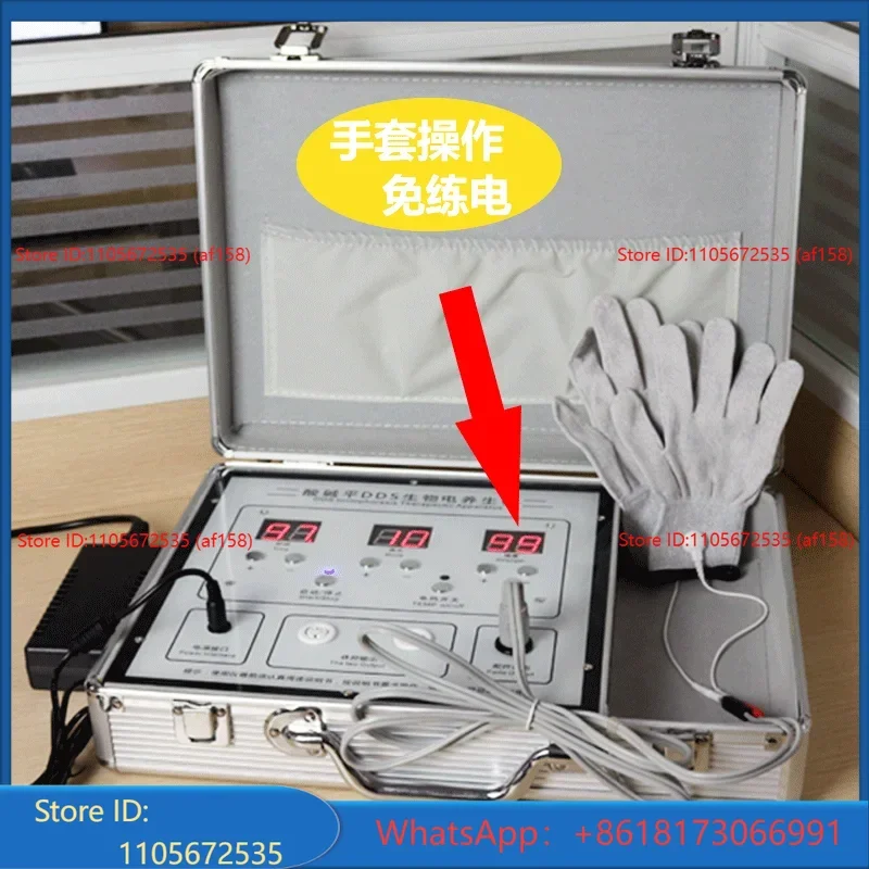 DDS bioelectric massager multifunctional whole body meridian dredging electric therapy acid-base balance health device