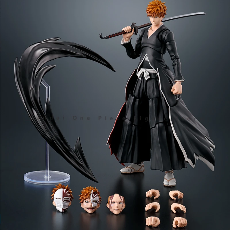 Pre-Sale Original Bandai SHF BLEACH Series Kurosaki Ichigo Action Figures Animation Gifts Model Genuine Anime Hobby Toys