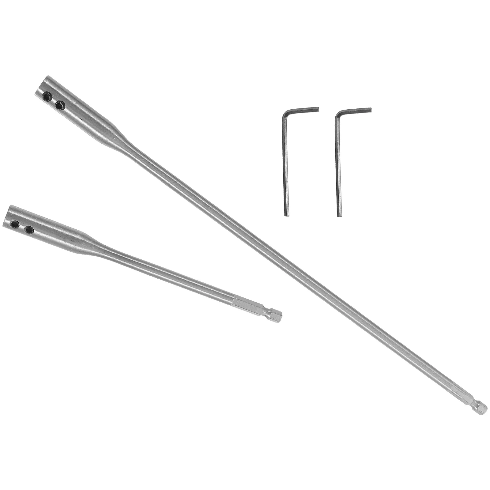 

1 set Drill Extension Set 6 12 Inch High-carbon Steel Rods 150mm 300mm Wood Spade Carpentry Hand Tool Bits Tool Carpenter Gift