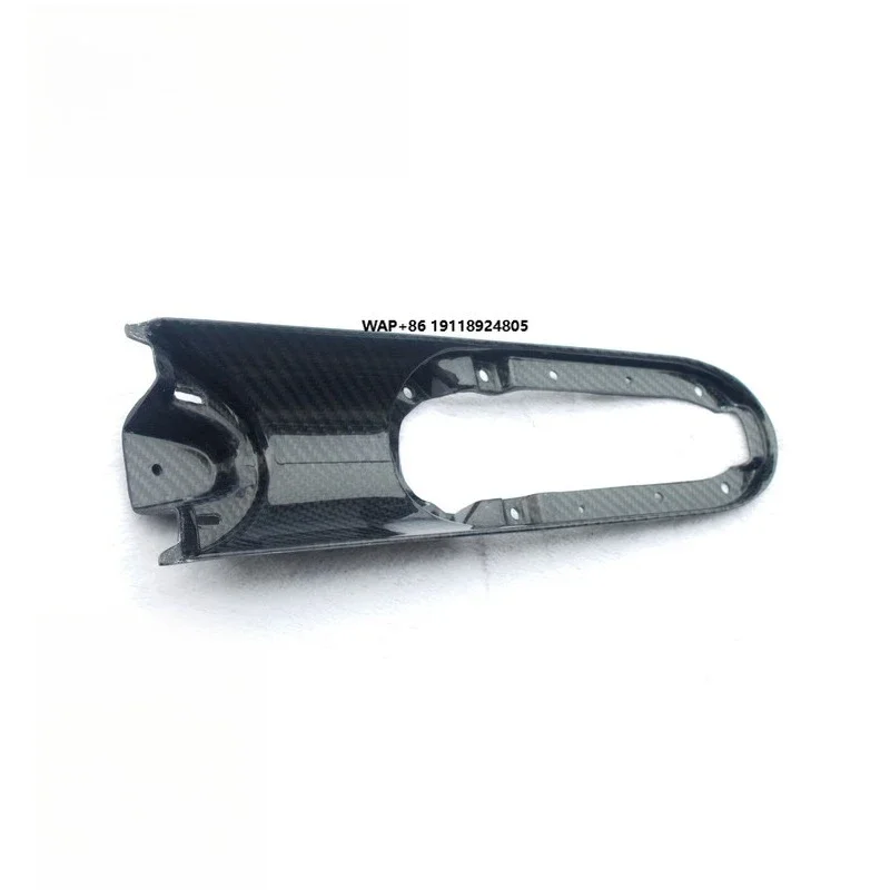 Trade Assurance Carbon Fiber Center Console Fit For 2003-2014 Gallardo LP550 LP560 LP570 Gear Surround Replacement