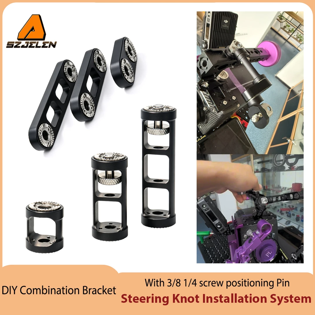 New Arriving Steering Knot Installation System Accessories for 3/8 1/4 screw with elastic positioning pin monitor, rangefinder